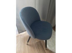 Стул на металлокаркасе Gabi blue / black фото покупателя 233