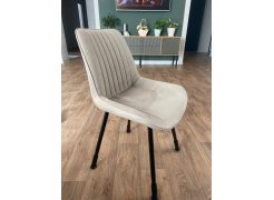 Стул на металлокаркасе Вейв светло-серый (hl 63) / 10К черный каркас фото покупателя 358