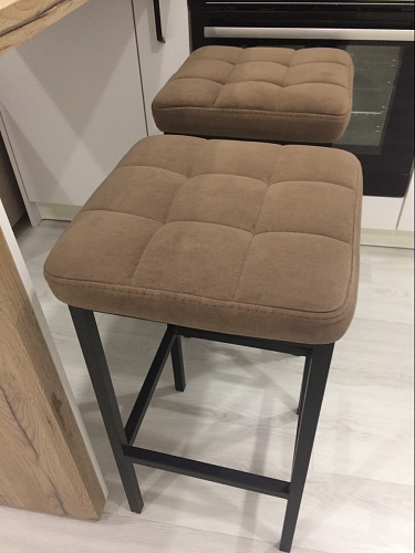 Барный стул Лофт линкольн белый / белый матовый фото покупателя 203