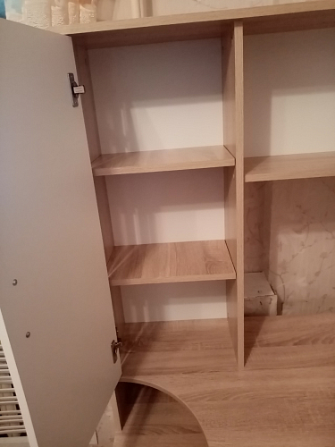 Письменный стол КСТ-16 левый венге / беленый дуб фото покупателя 62