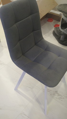 Стул на металлокаркасе Чилли бирюзовый / черный фото покупателя 1148