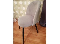 Стул на металлокаркасе Gabi blue / black фото покупателя 836