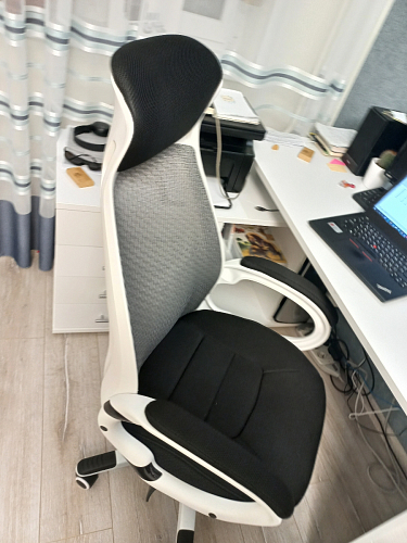 Компьютерное кресло Burgos белое фото покупателя 4