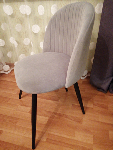 Стул на металлокаркасе Gabi wine red / black фото покупателя 837