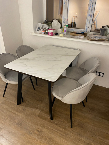 Стул на металлокаркасе Dodo blue фото покупателя 82