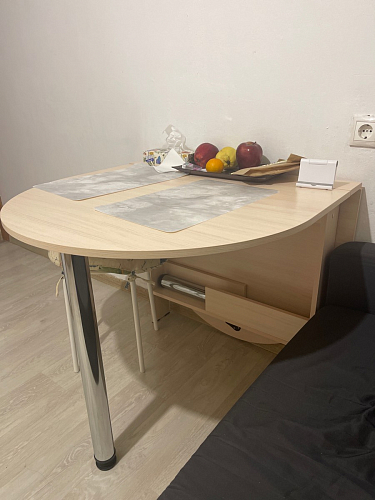 Стол обеденный раздвижной СтК12 дуб молочный фото покупателя 24