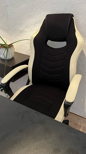 Компьютерное кресло Gamer черное / бежевое фото покупателя 75