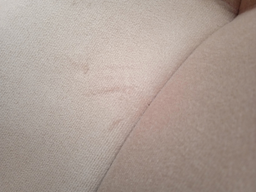 Стул на металлокаркасе Чилли синяя ткань / белый фото покупателя 1216