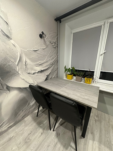 Деревянный стол Лота Лофт 140х80 дуб крафт табачный / черный матовый фото покупателя 382