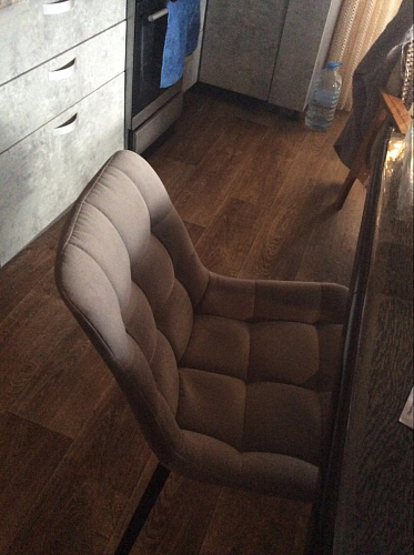 Стул на металлокаркасе Челси бежевый / белый каркас фото покупателя 104