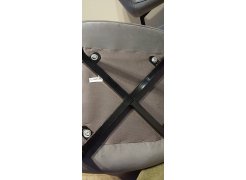 Стул на металлокаркасе Вейв светло-серый (hl 63) / 10К черный каркас фото покупателя 79