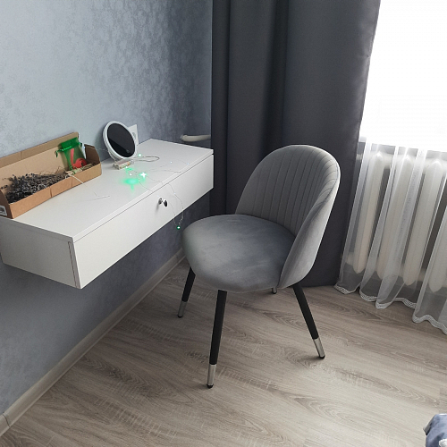 Стул на металлокаркасе Gabi latte / gold / black фото покупателя 682