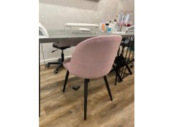 Стул на металлокаркасе Gabi blue / black фото покупателя 719