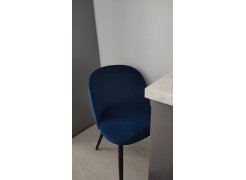 Стул на металлокаркасе Gabi blue / black фото покупателя 422