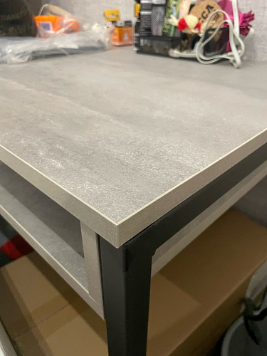 Письменный стол Леон Лофт дуб делано светлый / белый матовый фото покупателя 25