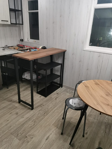 Барная стойка Дилан Лофт 120х60х110 бетон фото покупателя 136