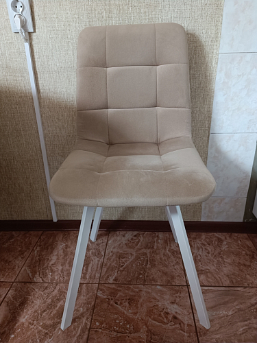 Стул на металлокаркасе Чилли бирюзовый / белый фото покупателя 1205