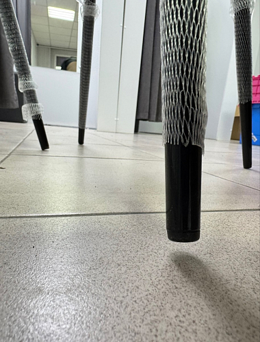 Стул на металлокаркасе Седа 360 К латте (velutto 08) / белый фото покупателя 247