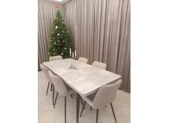 Стул на металлокаркасе Вейв светло-серый (hl 63) / 10К черный каркас фото покупателя 241