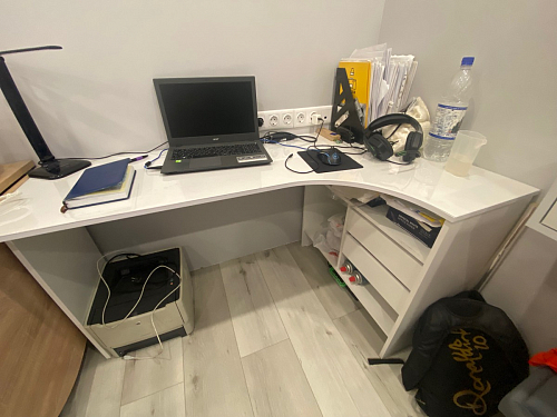 Письменный стол СПм-25 правый белый фото покупателя 38