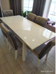 Стул Amelia white / fabric grey: отзыв о товаре