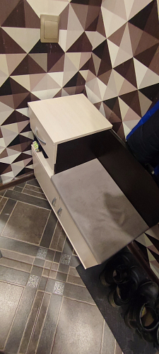 Обувница Аврора дуб млечный / венге фото покупателя 125