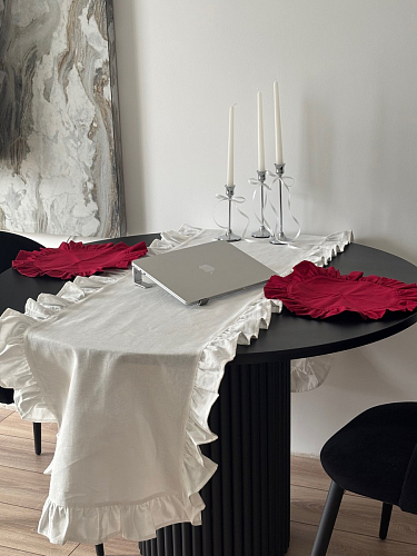 Деревянный стол Барел 89 белый / золото фото покупателя 17