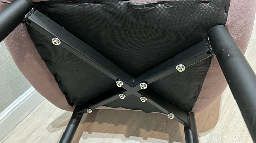 Стул на металлокаркасе Seda light purple фото покупателя 11