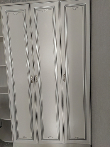 Шкаф двухдверный Melania 02 рамух белый фото покупателя 1