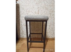 Барный стул Лофт кожзам d1 / черный матовый фото покупателя 188