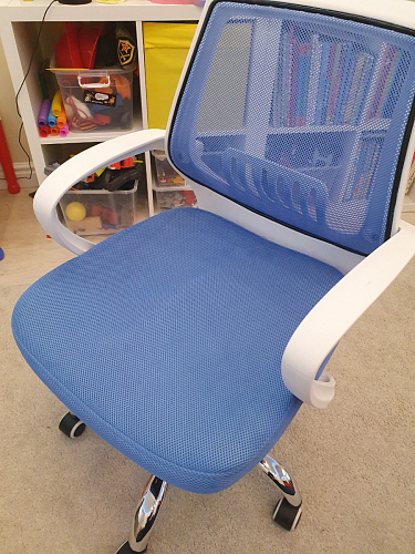 Компьютерное кресло Ergoplus light gray / white фото покупателя 30