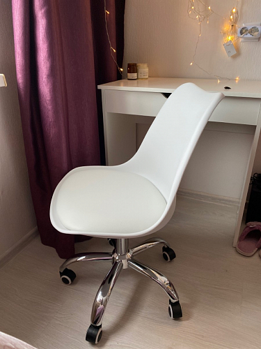 Компьютерное кресло Kolin cappuccino / chrome фото покупателя 19