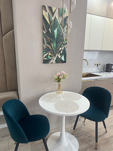 Стул на металлокаркасе Gabi 1 light purple / black фото покупателя 585