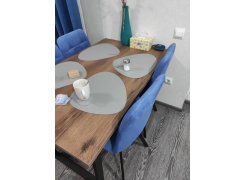 Стол Лота Лофт 140 25 мм черный матовый / бетон фото покупателя 253