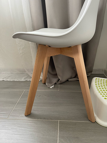 Деревянный стул Bonuss light gray / wood фото покупателя 96