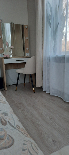 Стул на металлокаркасе Gabi 1 light blue / black / gold фото покупателя 31