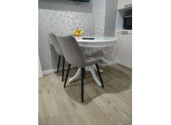 Стул на металлокаркасе Вейв П темно-серый / черный фото покупателя 51