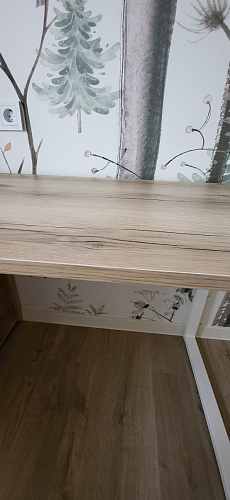 Письменный стол Битти Лофт 116х60х75 креатель / черный матовый фото покупателя 73