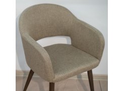 Кресло Oscar Diag beige / черный из шоурума 2