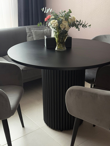 Стол Барел 100 черный / черный фото покупателя 18