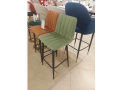 Полубарный стул Дани темно-серый / черный из шоурума 3