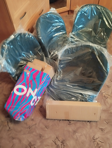 Стул на металлокаркасе Gabi latte / gold / black фото покупателя 826