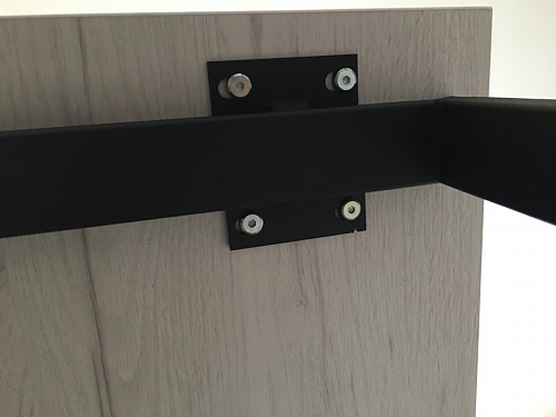 Деревянный стол Лота Лофт 140х80 черный матовый / бетон светлый фото покупателя 225