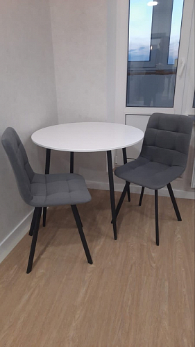 Стул на металлокаркасе Чилли зеленый / белый каркас фото покупателя 493