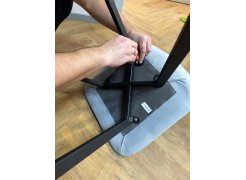 Стул на металлокаркасе Чилли светло-серый / черный фото покупателя 222