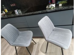 Стул на металлокаркасе Седа К крутящийся светло-серый  / белый фото покупателя 239