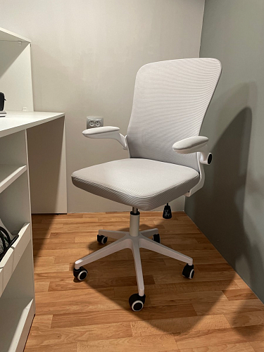 Компьютерное кресло Konfi light gray / blue / white фото покупателя 301