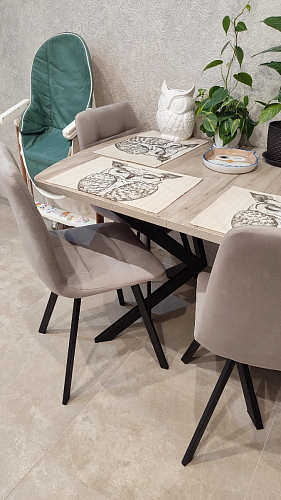 Стул на металлокаркасе Чилли светло-серый / белый каркас фото покупателя 1241