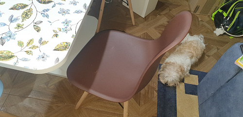 Стул Cindy Eames mod. 001 khaki / natural фото покупателя 200