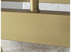 Керамический стол Готланд 180(240)х90х79 вяз скандинавский / золото фото покупателя 5